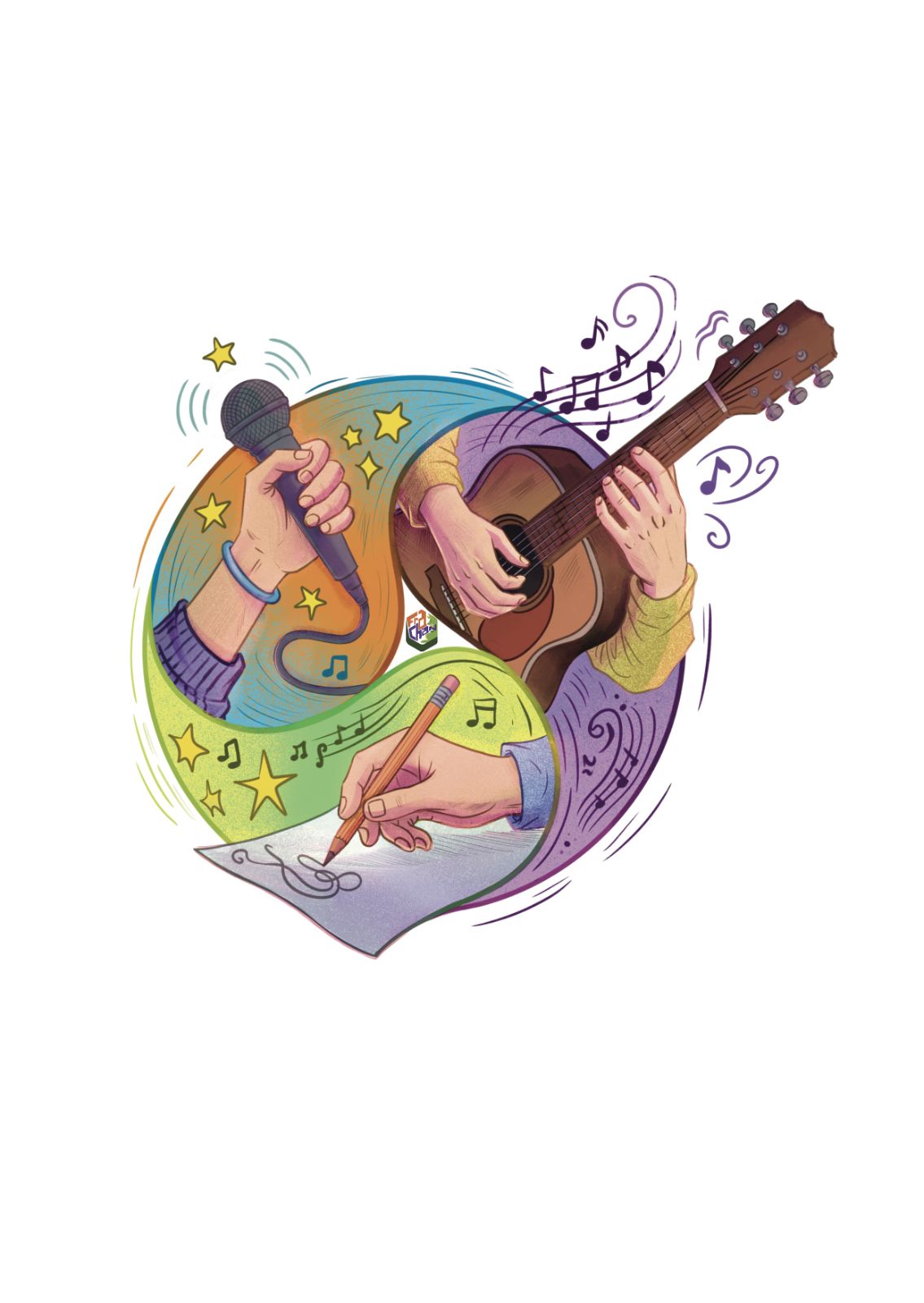 Copertina dell’Home Concert Ascoltare con gli occhi: musica e disegno